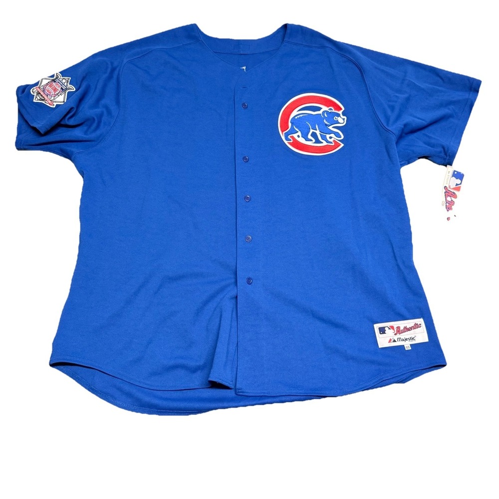 Chicago Cubs Mark Prior #22 Authentic Jersey Size 60 Blue Majestic MLB NWT